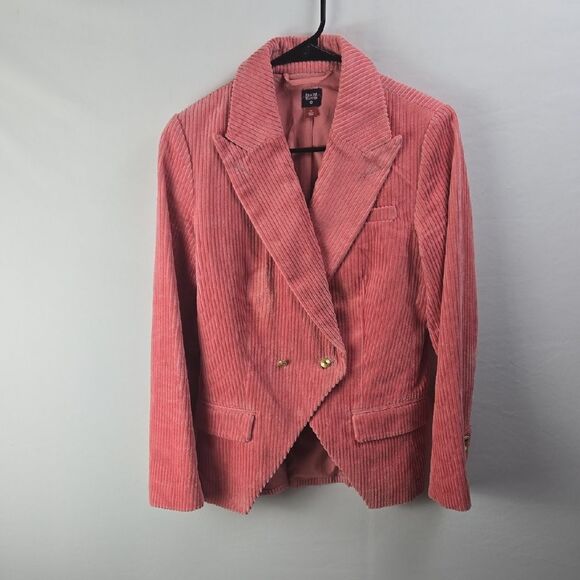 Rowing Blazers Jackets & Blazers - Rowing Blazers x Target Women's Pink Corduroy 2 Button Blazer Jacket Sz XS
